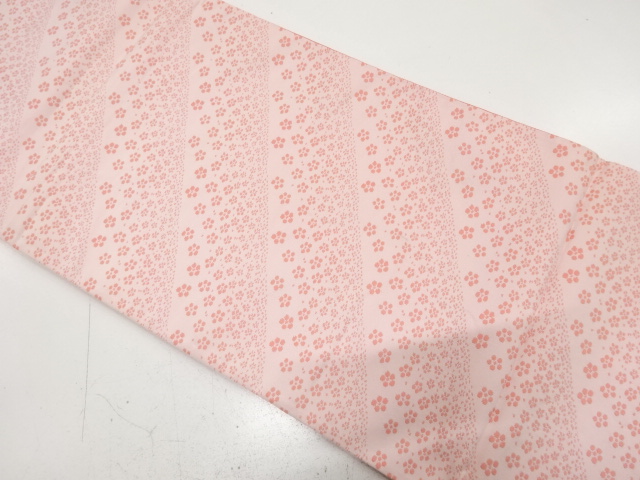 アンティーク　梅鉢模様織り出し全通袋帯（材料）